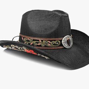 Cowboy Faux Leather Hat